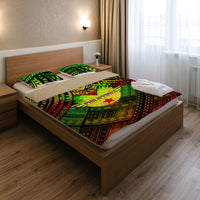 Philippines Polynesian Bedding Set - Custom Hope Begins In Your Home Reggae Style - Polynesian Pride