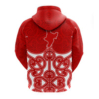 New Zealand North Island (Te Ika a Maui) Pride Zip Hoodie LT12 - Polynesian Pride