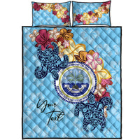 Federated States of Micronesia Custom Personalised Quilt Bed Set - Tropical Style - Polynesian Pride