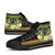 Palau High Top Shoes - Polynesian Gold Patterns Collection - Polynesian Pride