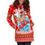 (Custom Personalised) Hawaii Christmas Santas Surf Mele Kalikimaka Hoodie Dress - LT2 - Polynesian Pride