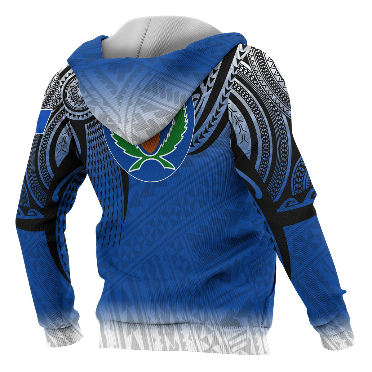 Pohnpei Micronesia Zip up Hoodie Tattoo Pattern - Polynesian Pride