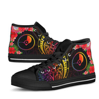 Yap State High Top Shoes - Tropical Hippie Style - Polynesian Pride
