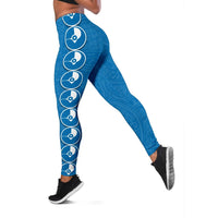 Yap Polynesian Legging - Coat Of Arm Linked Style - Polynesian Pride