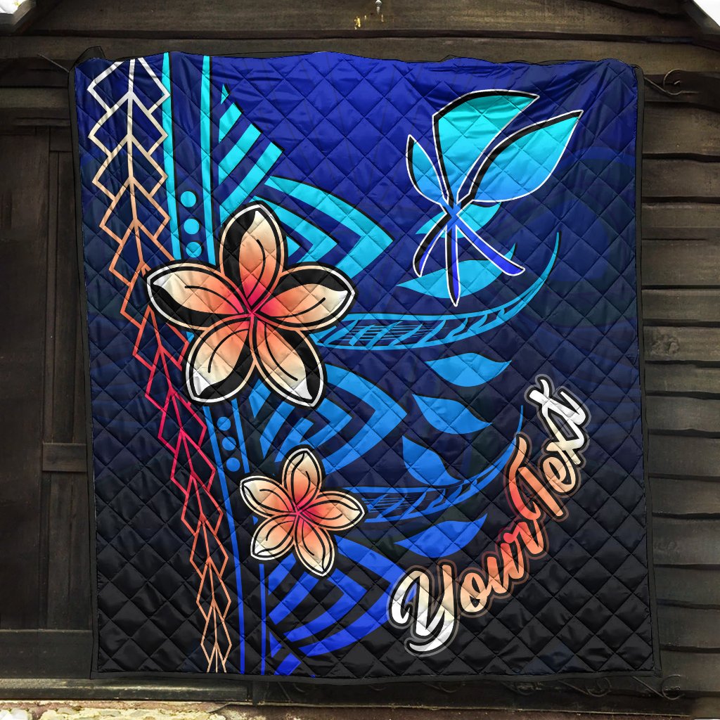 Hawaii Custom Personalised Premium Quilt - Vintage Tribal Mountain - Polynesian Pride