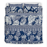 Polynesian Bedding Set - Hibiscus Tropical Leaves Pattern - Polynesian Pride