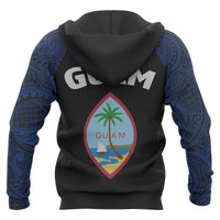 Guam All Over Hoodie Guam Flag Polynesian Tattoo Special Version - Polynesian Pride