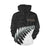 Aotearoa Hoodie Silver Fern Maori Pattern - Polynesian Pride