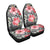 Polynesian Car Seat Cover - Pink Hibiscus Flower With Tapa Pattern - Polynesian Pride