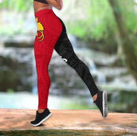 Papua New Guinea Rugby Women Leggings The Kumuls PNG LT13 - Polynesian Pride