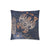 Hawaiian Map Turtle Ohana Hibiscus Kakau Polynesian Pillow Cover - Indigo One Size Zippered Pillow Case 18"x18"(Twin Sides) Inidigo - Polynesian Pride