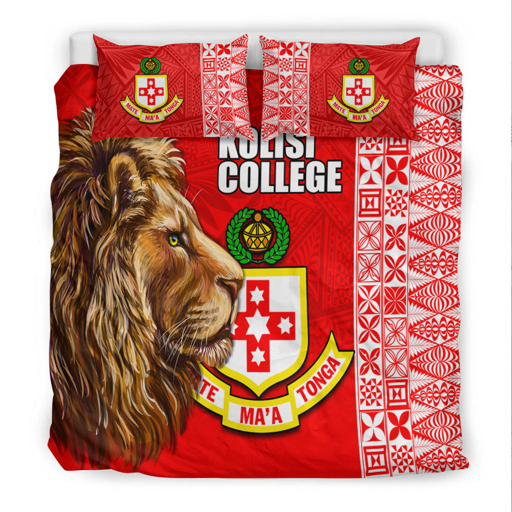 Kolisi Tonga College Atele Bedding Set Home of the Lions LT13 - Polynesian Pride