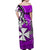 Wallis et Futuna Off Shoulder Long Dress Be Unique Purple LT13 - Polynesian Pride