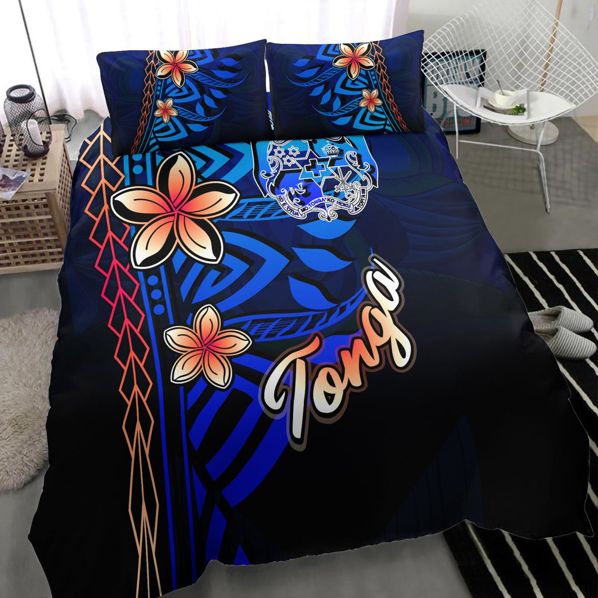 Tonga Bedding Set - Vintage Tribal Mountain - Polynesian Pride