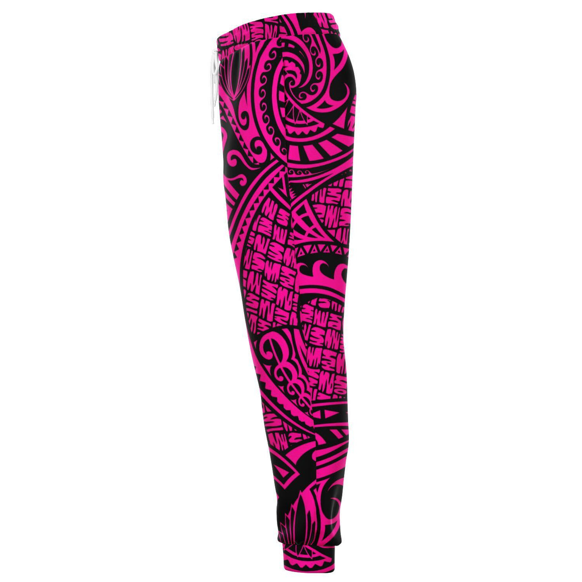 Polynesian Maori Lauhala Pink Joggers - Polynesian Pride