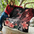 Pohnpei Personalised Custom Premium Quilt - Red Polynesian Hibiscus Pattern Style - Polynesian Pride