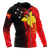 Papua New Guinea Hoodie (Zip up) PNG Flame - Polynesian Pride