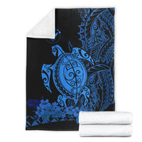 Hawaii Polynesian Premium Blanket Blue Sea Turtles Hawaiian LT13 - Polynesian Pride