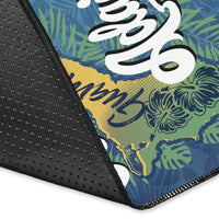 Guam Area Rug - Hafa Adai With Map - Polynesian Pride