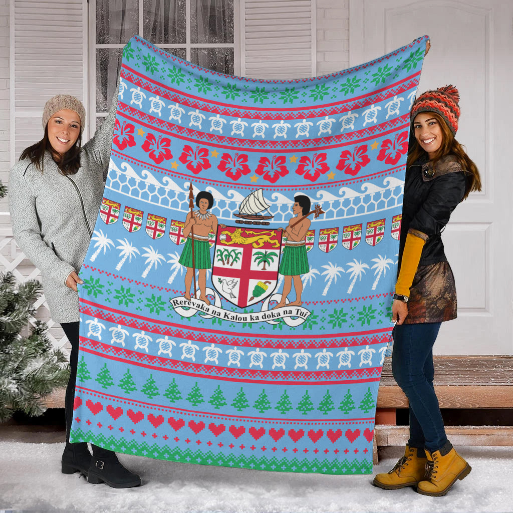 Fiji Christmas Blanket - Ugly Christmas - LT12 - Polynesian Pride