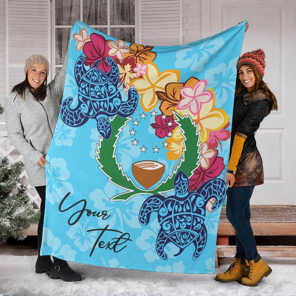 Pohnpei Custom Personalised Premium Blanket - Tropical Style - Polynesian Pride