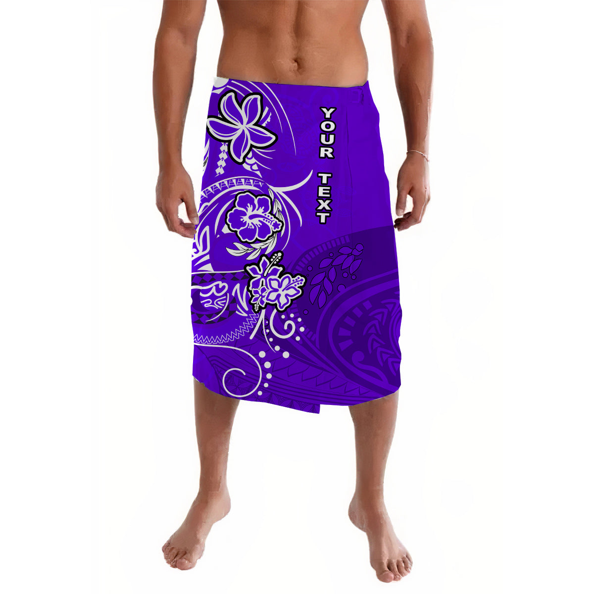 Custom Polynesian Lavalava Be Unique Purple LT13 Purple - Polynesian Pride