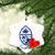 Guam Hibiscus White Christmas Ornament - LT12 - Polynesian Pride