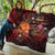 Vanuatu Polynesian Personalised Premium Quilt - Legend of Vanuatu (Red) - Polynesian Pride