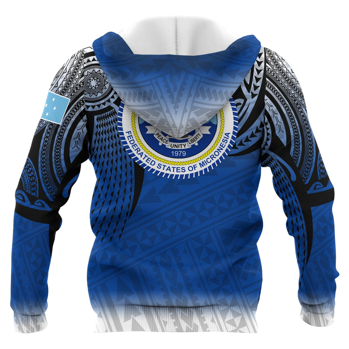Federated States of Micronesia Hoodie Tattoo Pattern - Polynesian Pride