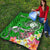 Fiji Custom Personalised Premium Quilt - Turtle Plumeria (Green) - Polynesian Pride