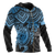 Federated States of Micronesia Hoodie (Zip up) Blue Turtle - Polynesian Pride