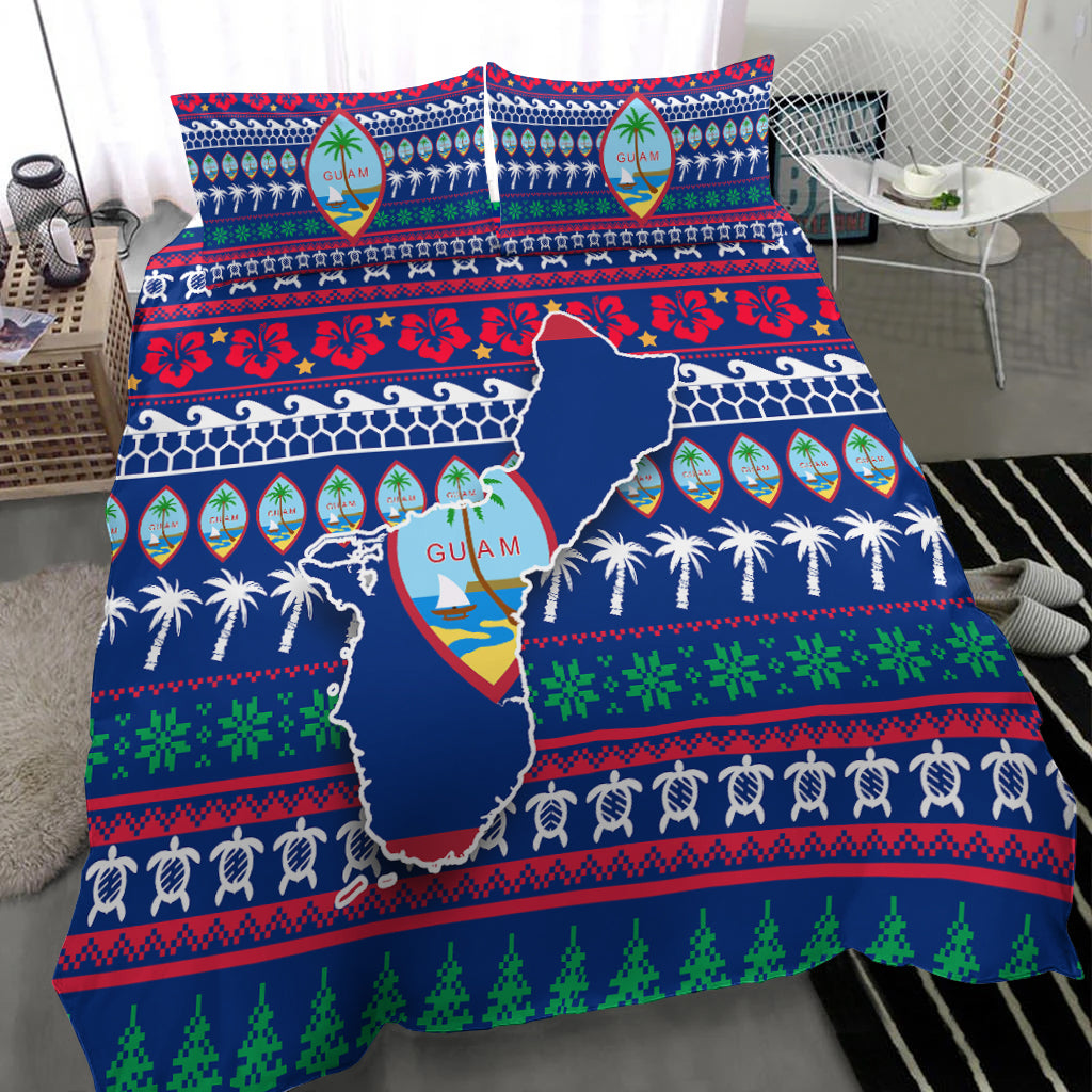 Guam Christmas Bedding Set - Ugly Christmas - LT12 - Polynesian Pride