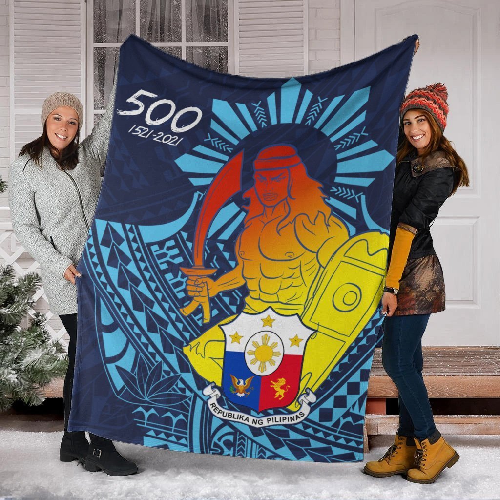 Philippines Premium Blanket - King Lapu Lapu - Polynesian Pride