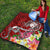 Fiji Premium Quilt - Turtle Plumeria (Red) - Polynesian Pride