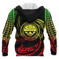Federated States of Micronesia ll Over Hoodie Reggae Tribal Wave - Polynesian Pride