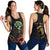 Hawaii Warrior And Helmet Women's Racerback Tank Black - Polynesian Pride