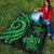 Samoa Premium Quilt - Green Tentacle Turtle - Polynesian Pride