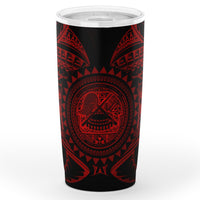 American Samoa Polynesian Tumbler - American Samoa Red Seal One Style Black - Polynesian Pride