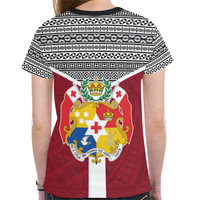 Tonga T Shirt Tonga Flag Tapa Pattern - Polynesian Pride