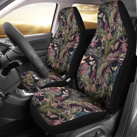 Hawaiian Palm Leaves, Tropical Flowers Car Seat Cover - Polynesian Pride