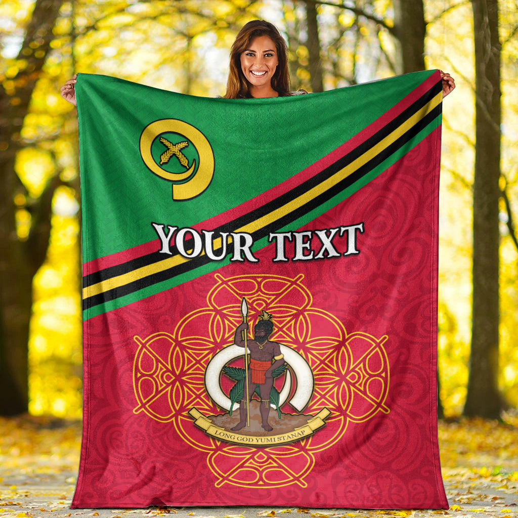 (Custom Personalised) Vanuatu Premium Blanket Pattern Sand Drawing LT13 - Polynesian Pride