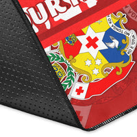 (Custom Personalised) Tonga Unique Area Rug Camouflage with Tongan Pattern LT13 - Polynesian Pride