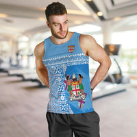 Fiji Dreamy Men Tank Top Tapa Pattern LT13 - Polynesian Pride