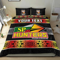 (Custom Personalised) The Hunters PNG Bedding Set Papua New Guinea Hunters Rugby LT13 - Polynesian Pride