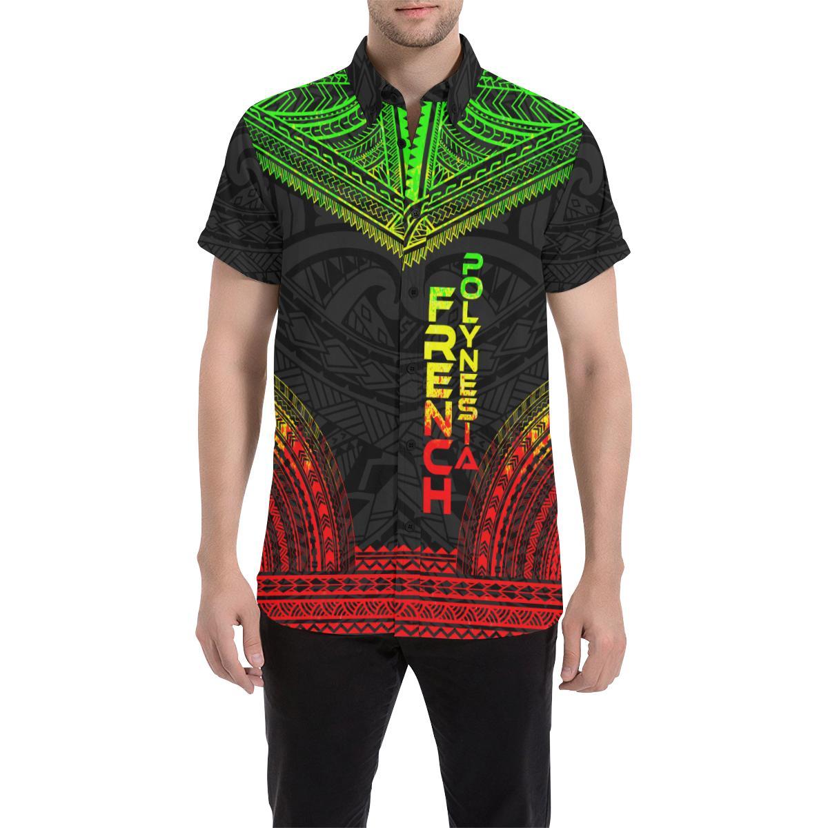 French Polynesia Polynesian Chief Shirt - Reggae Version - Polynesian Pride