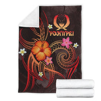 Pohnpei Polynesian Premium Blanket - Legend of Pohnpei (Red) - Polynesian Pride
