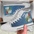 Guam High Top Shoes - Hafa Adai With Map - Polynesian Pride