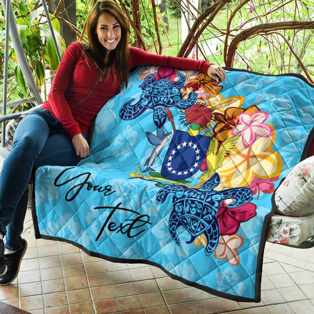 Cook Islands Custom Personalised Premium Quilt - Tropical Style - Polynesian Pride
