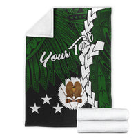 Papua New Guinea Western Highlands Province Polynesian Custom Personalised Blanket - Tribal Wave Tattoo - Polynesian Pride
