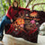 Nauru Polynesian Personalised Premium Quilt - Legend of Nauru (Red) - Polynesian Pride